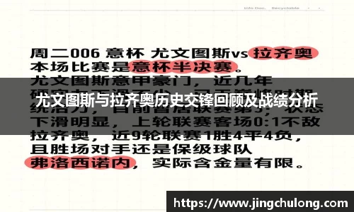 尤文图斯与拉齐奥历史交锋回顾及战绩分析